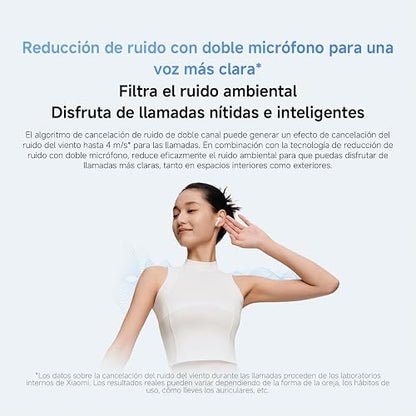 XIAOMI Audífonos Inalámbricos Redmi Buds 6 Active Rosa | Driver de 14.2mm | Cancelación de Ruido del Viento para Llamadas | Batería hasta 30h | 5 Ajustes de Ecualizador