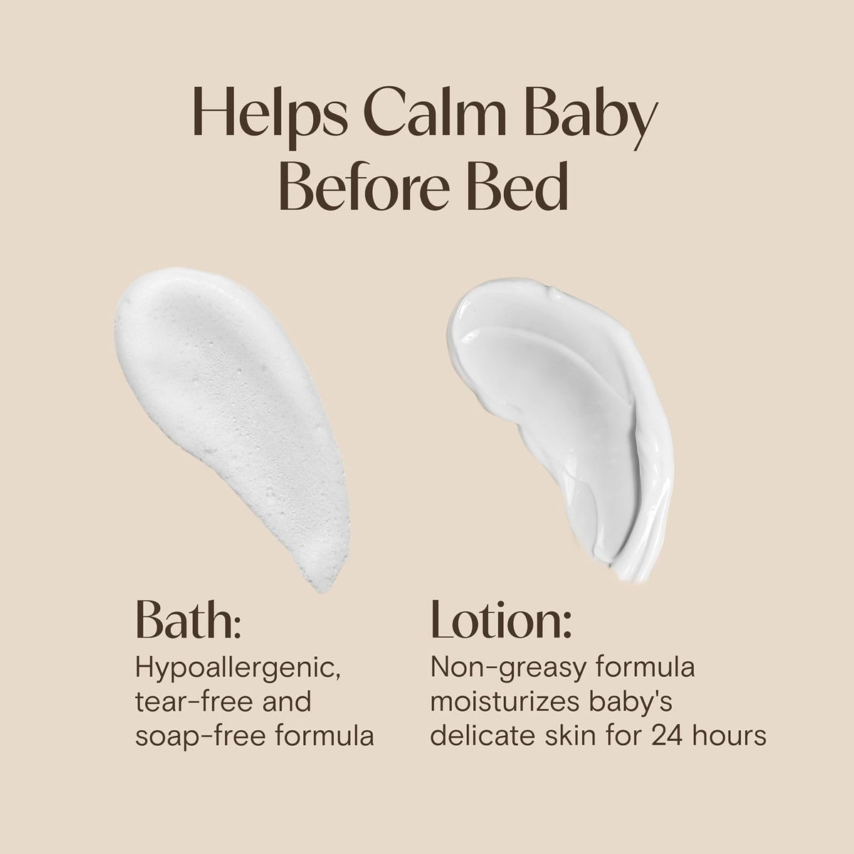 Aveeno Baby Calming Comfort Bath + Lotion Set, Baby Skin Care Products, 2 Items