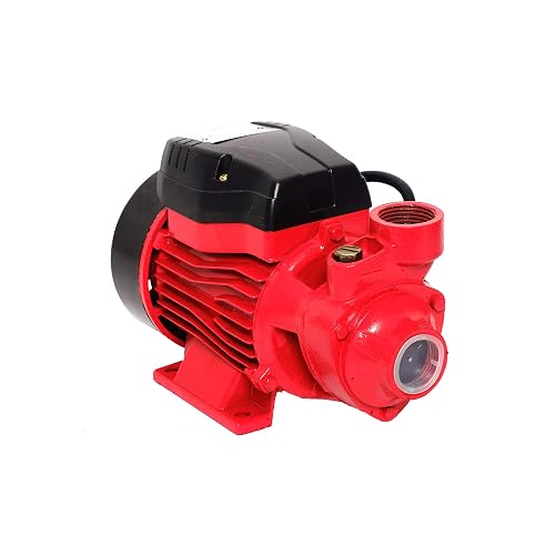 Igoto PKM-60 Bomba Periférica para Agua Duo 1/2 HP Alta Presión 370W Altura Maxima 60m Impulsor de Bronce Proteccion Termica Ideal para Tinaco e Hidroneumático Color Rojo