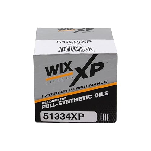 Wix Filtro de Aceite Sintético XP 51334XP para Acura/Chevrolet/Dodge/Ford/Honda/Hyundai