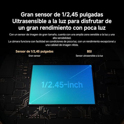 XIAOMI Smart Camera C500, Cámara WiFi 2,4/5 GHz, Monitor de Bebé | Detección y Seguimiento con IA, Vista 360°, Audio Bidireccional, Compatible con Alexa y Google