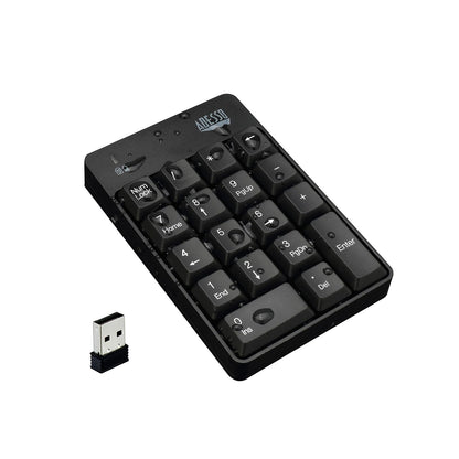 Adesso WKB-6010UB - Wireless Spill Resistant 18-Key Numeric Keypad