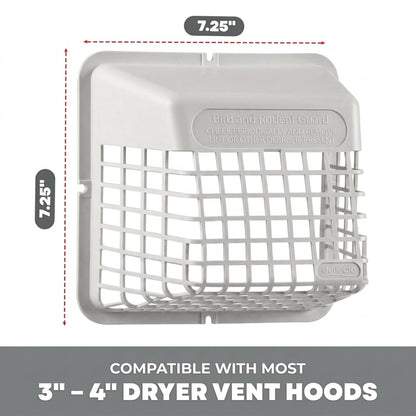 Deflecto ubgwl-a Universal de Aves, se Adapta a 3" a 10.2 cm Rejillas de ventilación, Color Blanco (ubgwl)