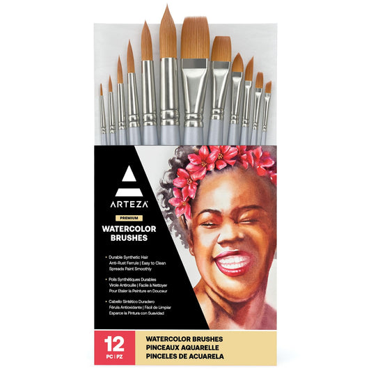 ARTEZA ARTZ-2104 - Juego de Pinceles para Artistas, 0
