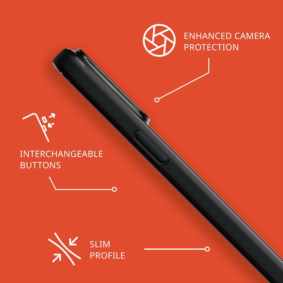 Tech21 EVO Check - Funda para iPhone 15 Pro MAX, Compatible con MagSafe, Funda de protección contra Impactos, Color Ahumado/Negro