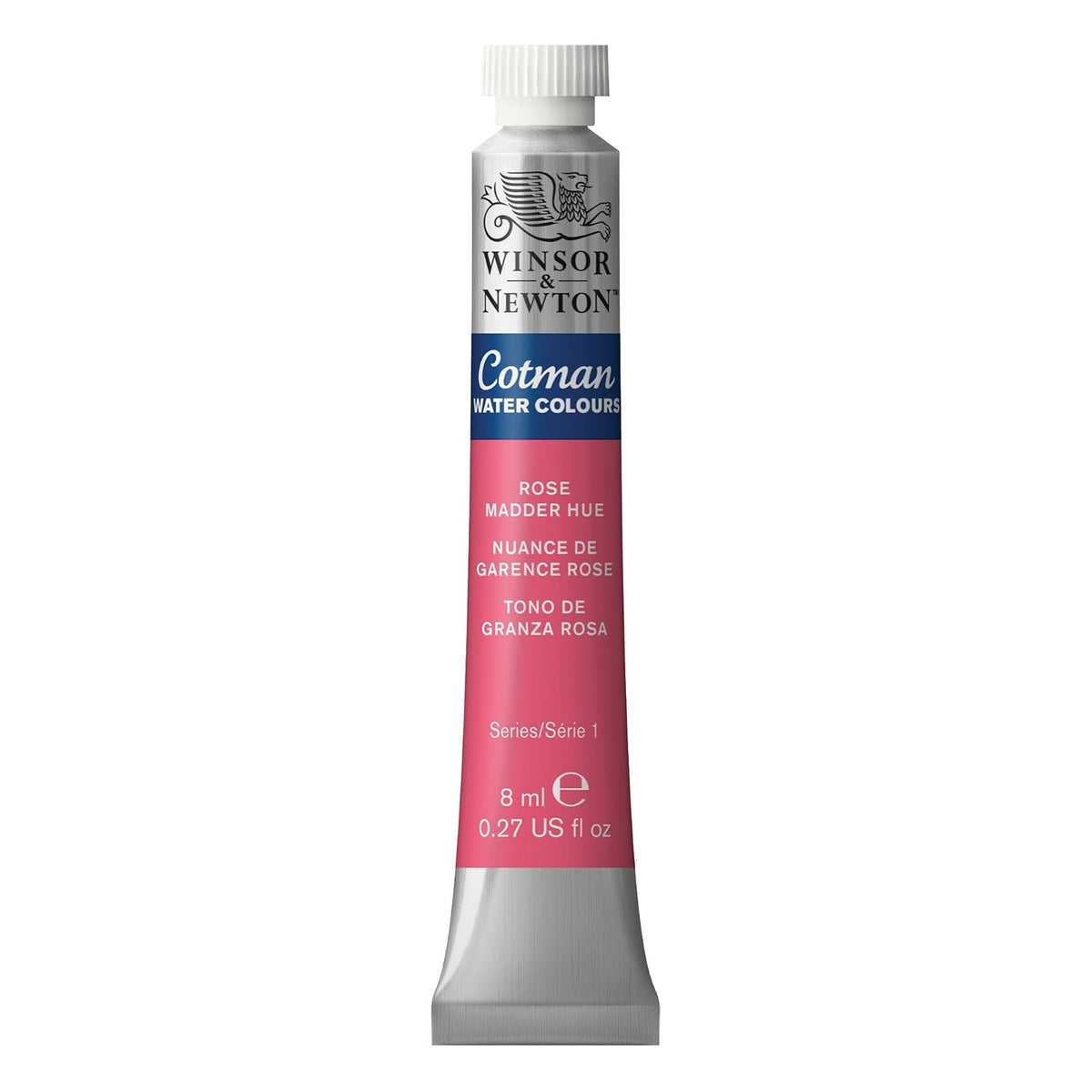 Winsor & Newton Acuarela Cotman en Tubo 8 ml, Varios Colores - Tubo de 7,7 g - Rose Madder Alizarin