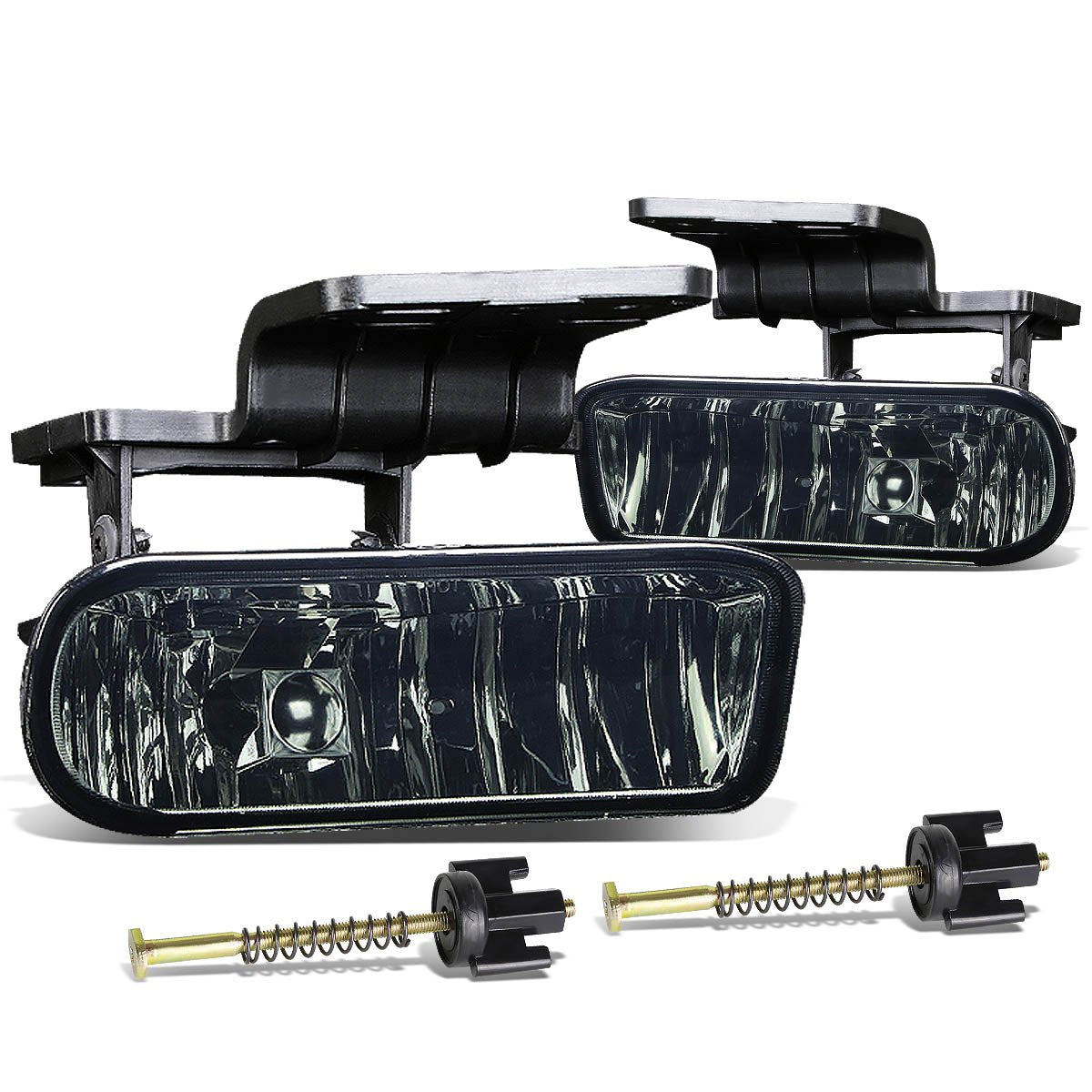 DNA Motoring FL-ZTL-114-SM Luz Antiniebla para Chevy Silverado 1500/2500/3500 HD, Lado Conductor y Pasajero, Ahumado