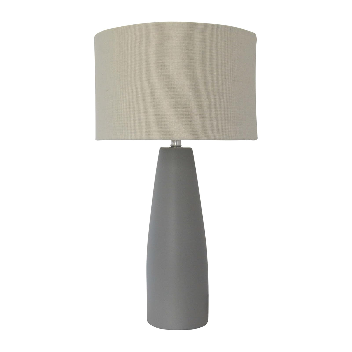Luzerna CM-0024 Lámpara De Buro Obelisco, Color Gris Ceniza, 1 Unidad