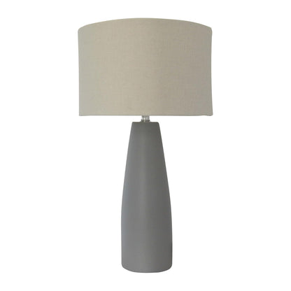 Luzerna CM-0024 Lámpara De Buro Obelisco, Color Gris Ceniza, 1 Unidad