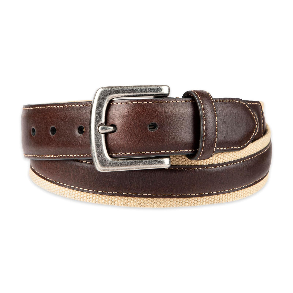 Columbia Cinturón de tela casual elástico cómodo para hombre