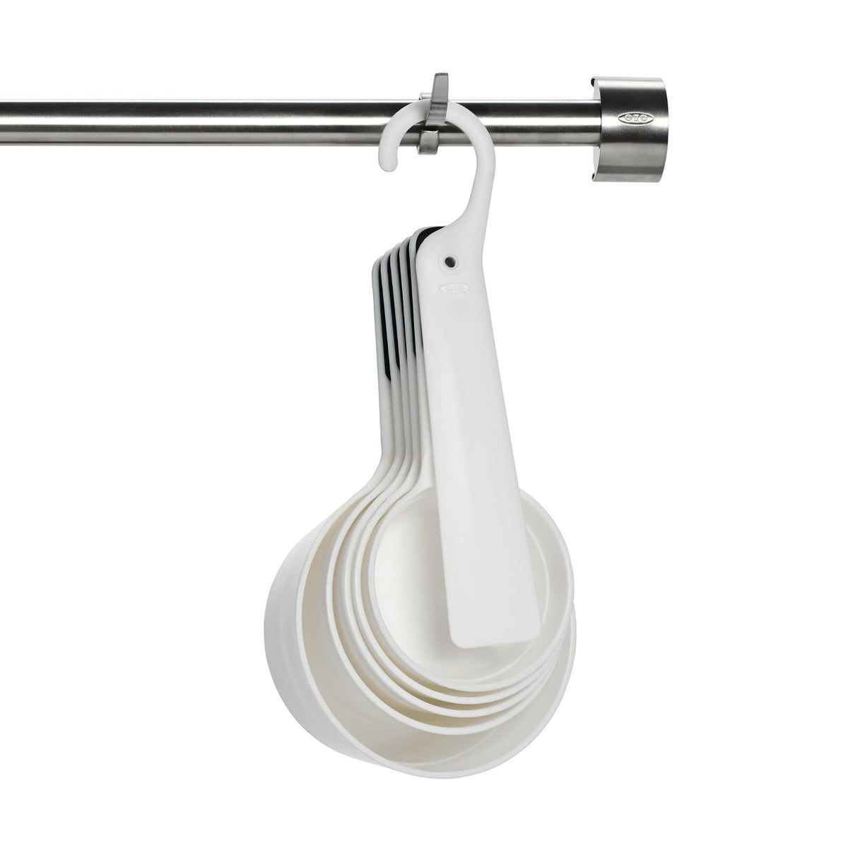OXO Good Grips 5 piezas de tazas medidoras de plástico y espátula de pastelería