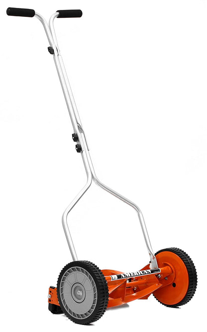 American Lawn Mower Company 1204-14 Cortacésped con Carrete de Empuje de 4 Hojas de 14 Pulgadas, Rojo