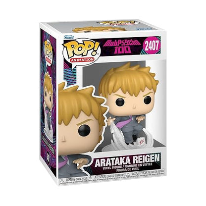 Funko Pop! Animation: Mob Psycho - Arataka Reigen | Mercancía Oficial - Figura de Vinilo Coleccionable para Decoración - Regalo de Cumpleaños para Fans