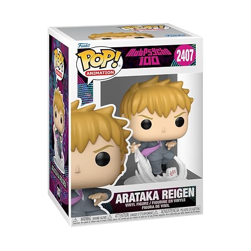 Funko Pop! Animation: Mob Psycho - Arataka Reigen | Mercancía Oficial - Figura de Vinilo Coleccionable para Decoración - Regalo de Cumpleaños para Fans