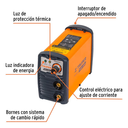 Truper SOIN-130M, Mini soldadora inversora 130 A, 127V