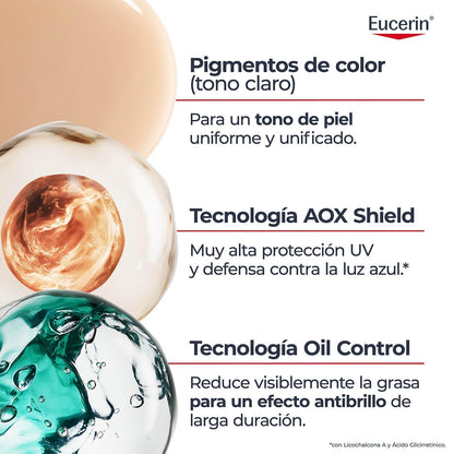 Eucerin Eucerin Sun Oil Control Fps 50+ Tono Claro 50Ml