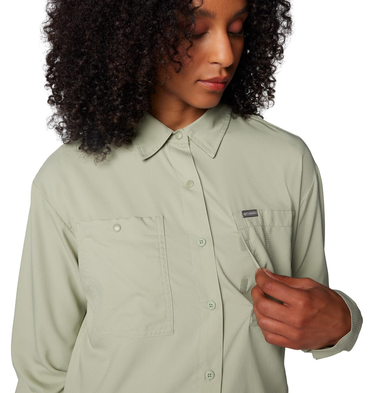 Columbia Silver Ridge Camisa Utility de Manga Larga Camisa de Senderismo para Mujer