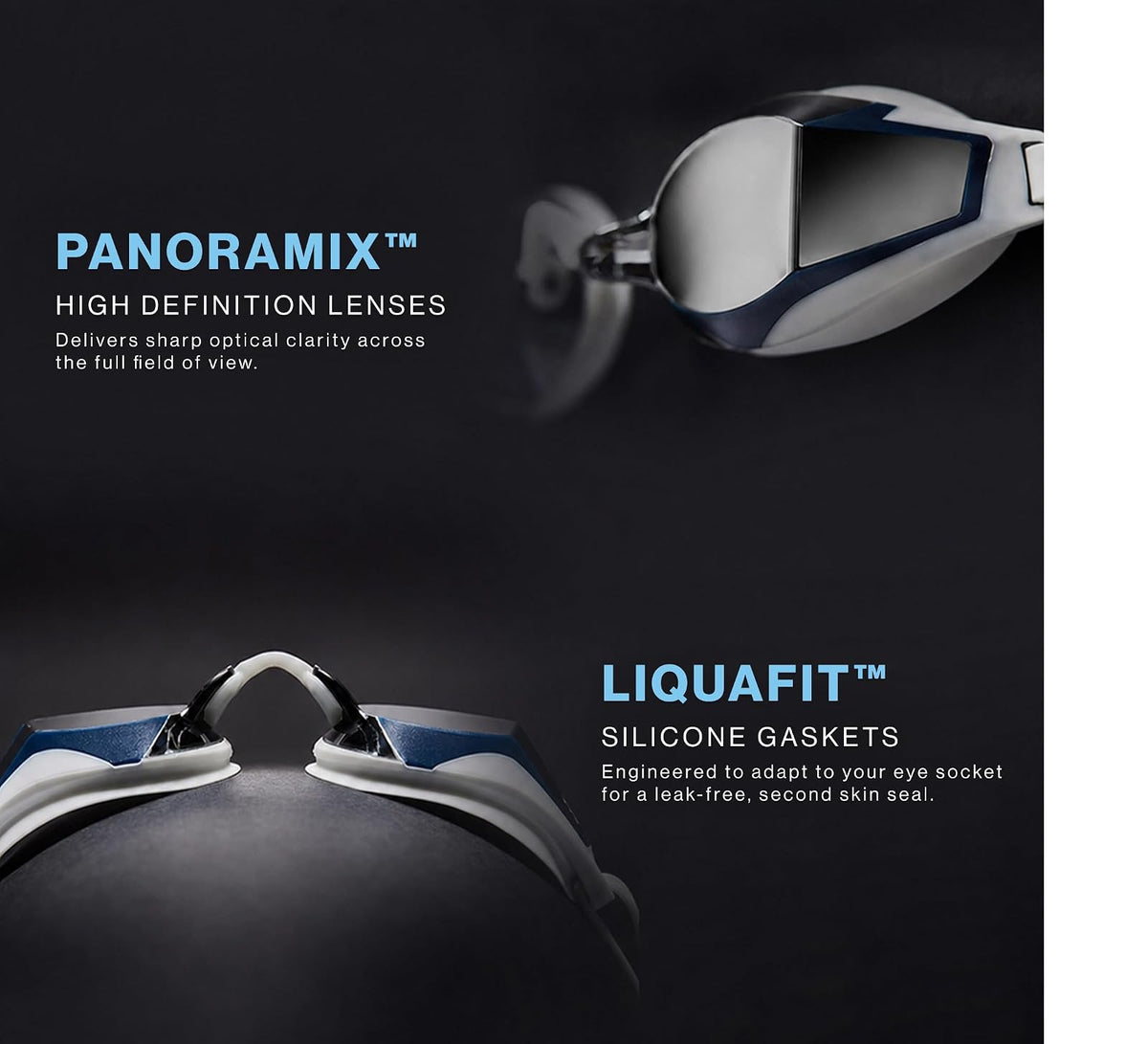 TYR Stealth-X Race Non Mirrored Adult Swim Goggles
