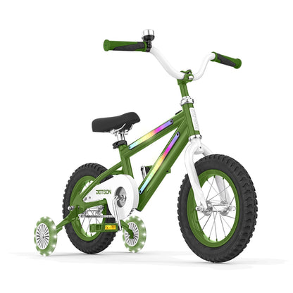 Jetson Light Rider - Bicicleta Unisex con iluminación para niños, Marco de iluminación LED, 3 Modos de luz Diferentes