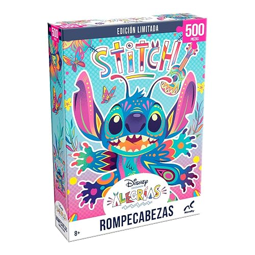 Novelty Disney, Rompecabezas Coleccionable, Stitch Alegrías, 500 Piezas