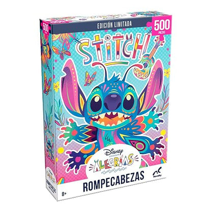 Novelty Disney, Rompecabezas Coleccionable, Stitch Alegrías, 500 Piezas