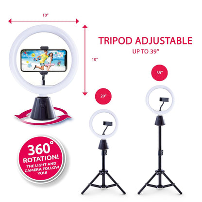 Canal Toys Studio Creator 360 Kit Video Conexión Inalámbrica Anillo Luz 10"