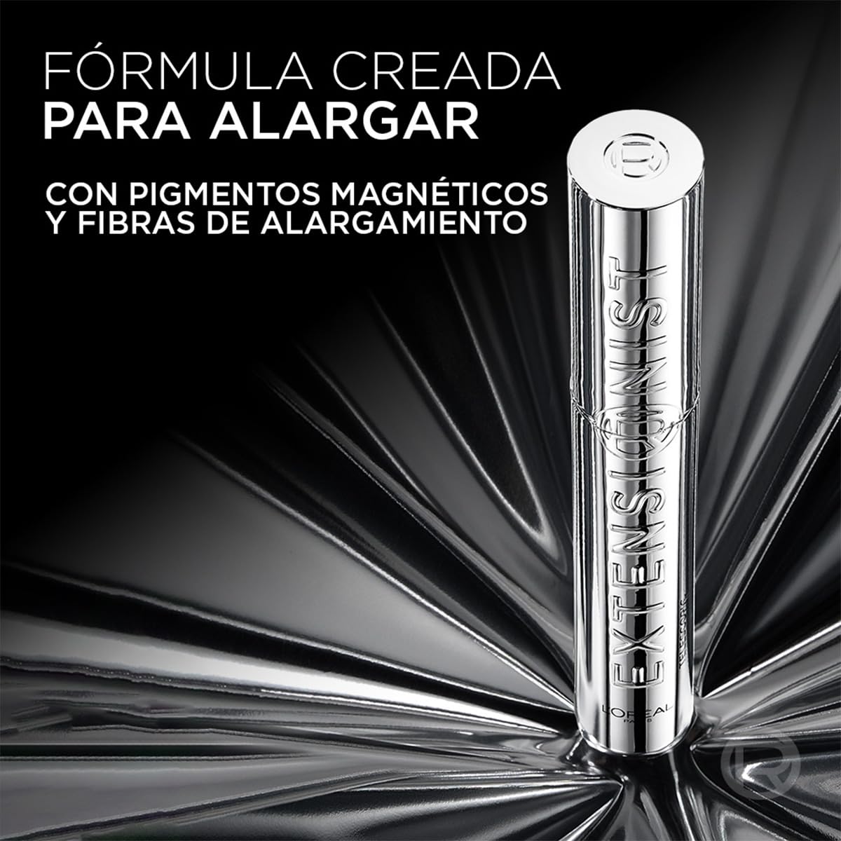 L'Oréal Paris Extensionist Máscara de Pestañas Tono Café, Efecto Alargamiento, Definición y Rizado, Para Pestañas Hasta 5mm Más Cerca de Tus Cejas, Dura Hasta 24h, Tono Café