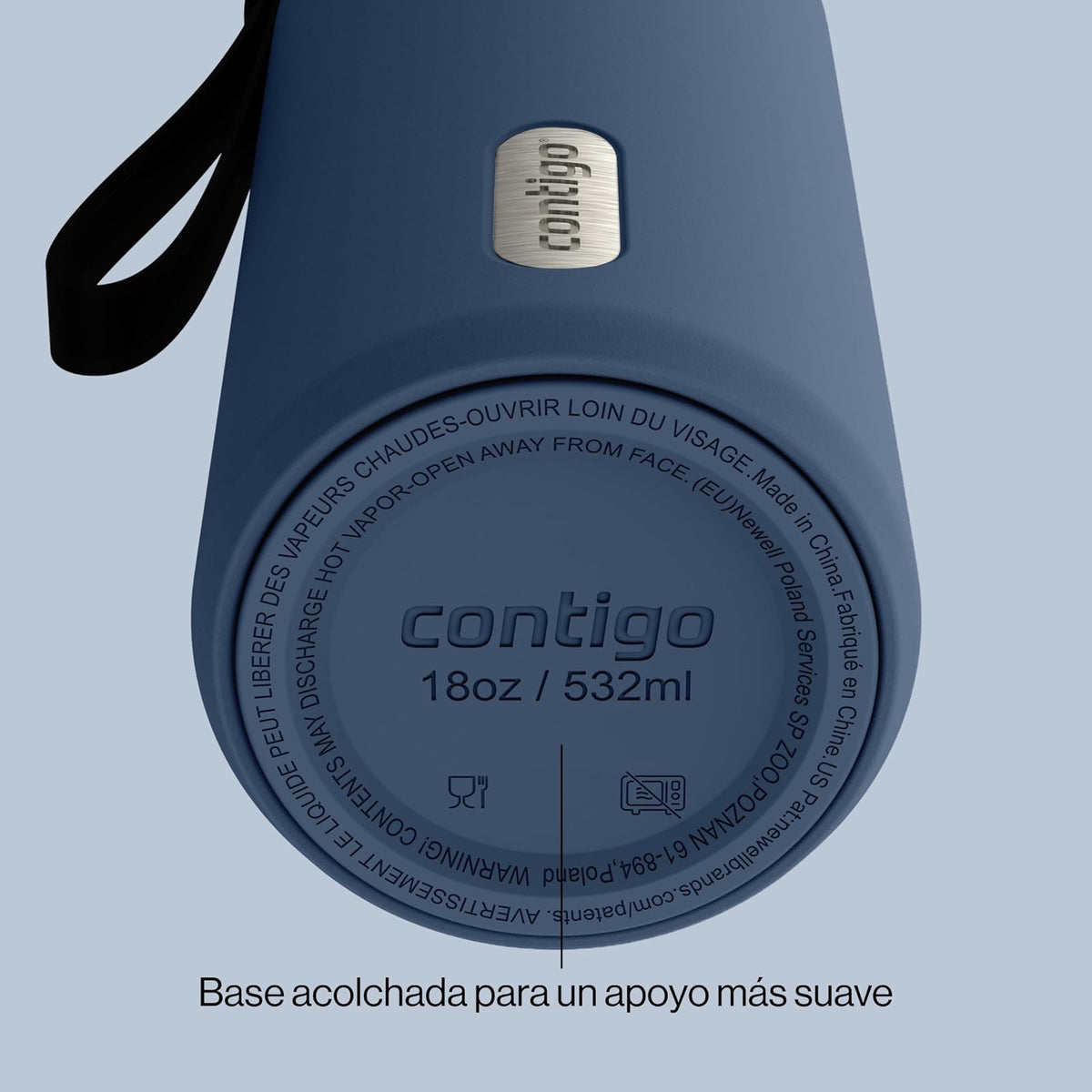 Contigo AutoSeal® 532 ml Botella Térmica de Acero Inoxidable a Prueba de Fugas