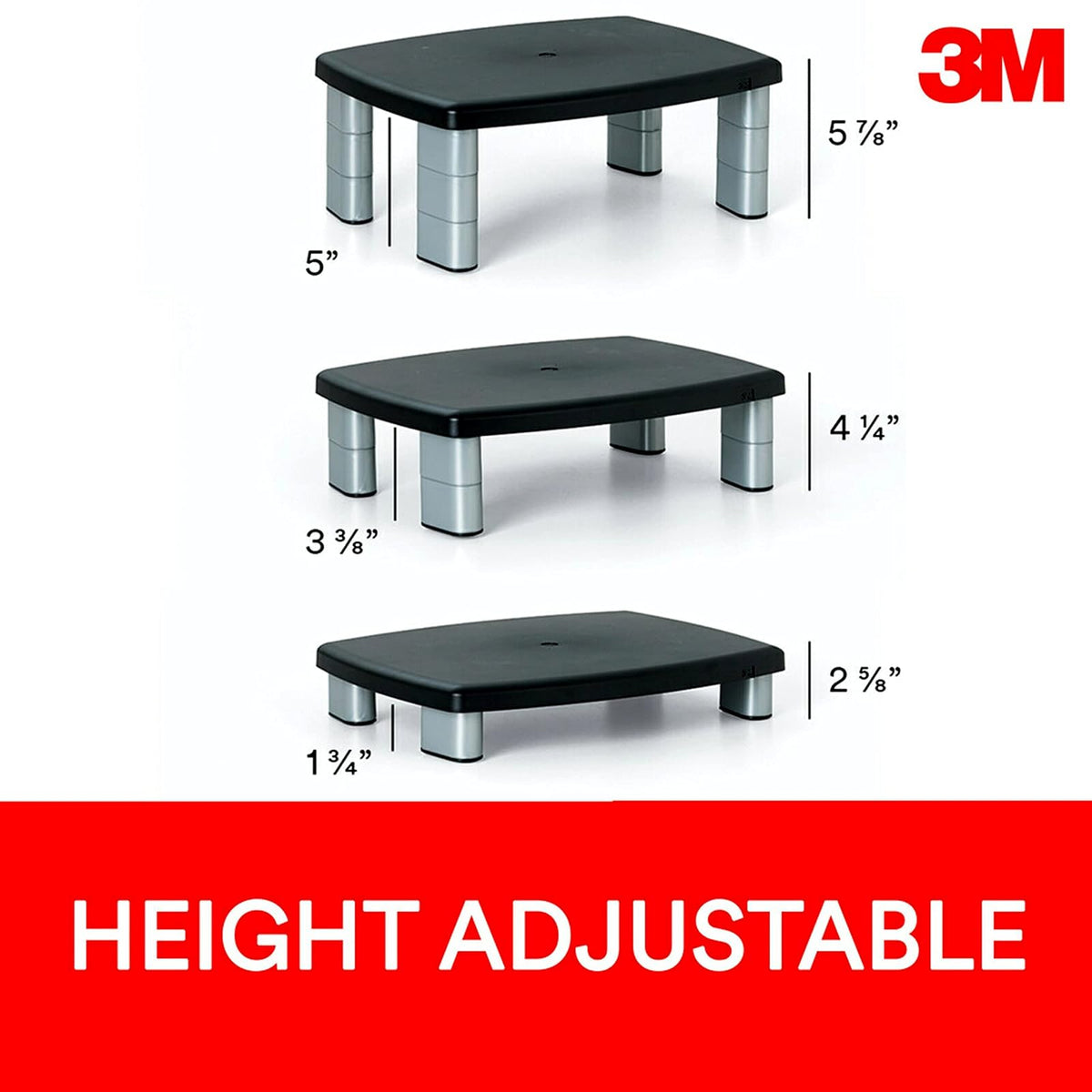 3M Soporte Para Computadora Ajustable, Modelo MS80B