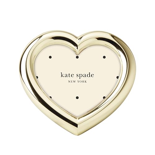 kate spade new york Portarretratos Corazón Dorado Charmed Life Acero 14x16 cm Regalo