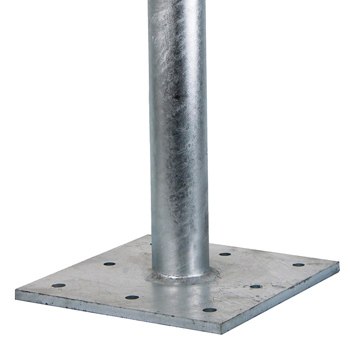 Guardian 00656 - Anclaje de poste de acero galvanizado de 18 pulgadas de alto, aplicaciones de hormigón de 5000 libras, rotura mínima de Stregth OSHA y ANSI Cumple