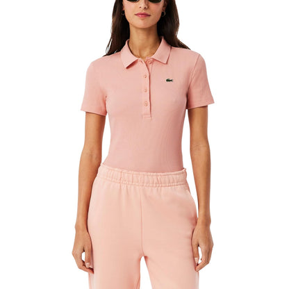 Lacoste L.12.D polo de algodón acanalado para mujer - 12 - Miami