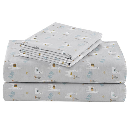 Comfort Spaces - Juego de sábanas 100% algodón Transpirable, Ligero, Suave con Bolsillo elástico de 14 Pulgadas, se Adapta a colchones de hasta 16 Pulgadas, Ropa de Cama acogedora para Todas Las