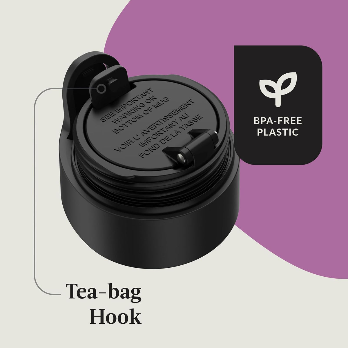 Contigo AUTOSEAL West Loop - Taza de viaje de acero inoxidable aislada al aspiradora con tapa fácil de limpiar, 20 onzas, paquete de 2