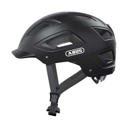 ABUS Stadthelm Hyban 2.0 - Fahrradhelm mit Rücklicht, ABS-Hartschale, guter Passform - für Damen und Herren