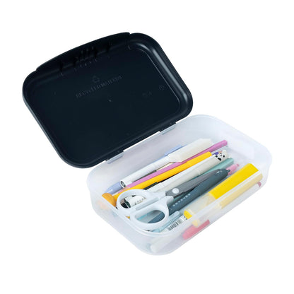 ZIPIT - Caja de lápices de plástico reciclado para niñas | Estuche para lápices para la escuela | Caja de lápices de gran capacidad (unicornio)