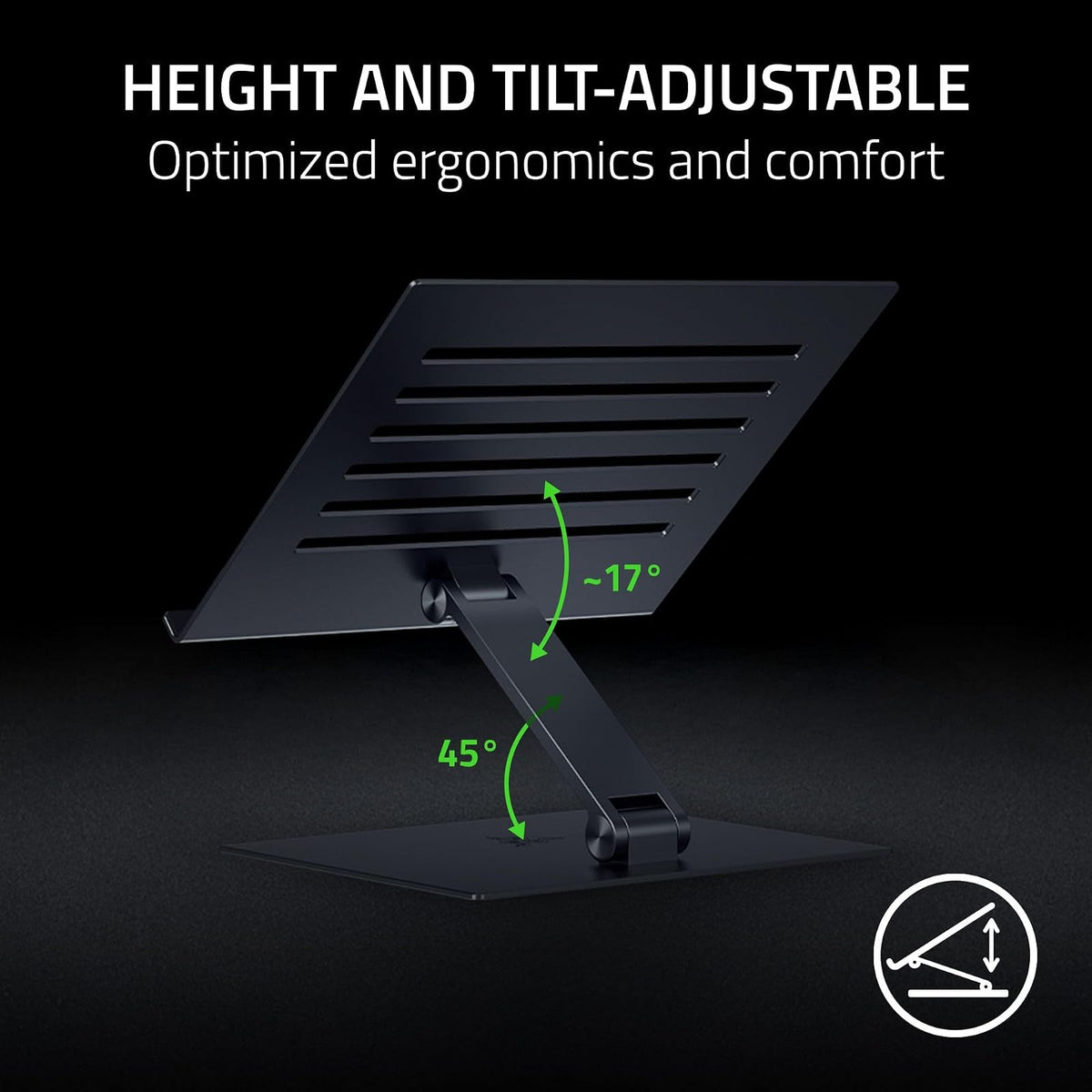 Razer Adjustable Laptop Stand Black