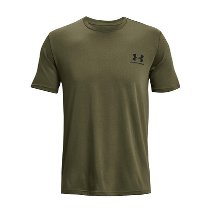 Under Armour Sportstyle Left Chest Camiseta de Entrenamiento para Hombre - Verde - XXL