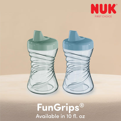 NUK First Choice Fun Grips - Taza de popote, 10 onzas, paquete de 3