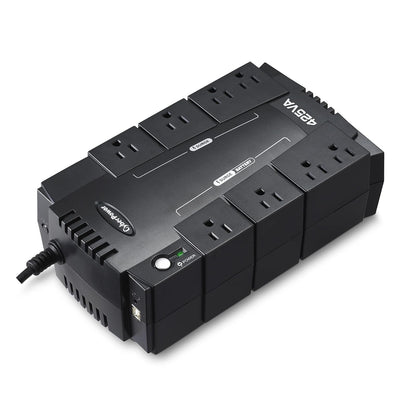 CyberPower CP425SLG - Fuente de alimentación continua, 425VA, 255W, Compact, Negro