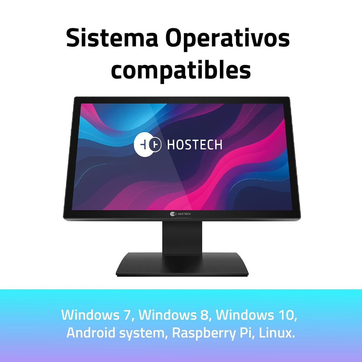 Hostech Monitor Touch 18.5'' IPS Full HD con HDMI para Punto de Venta