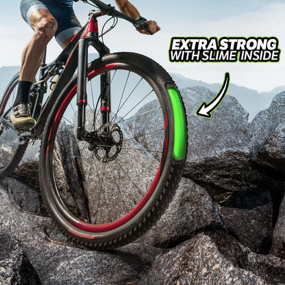 Slime Bike Inner Tube with Slime Puncture Sealant, Self Sealing, Prevent and Repair