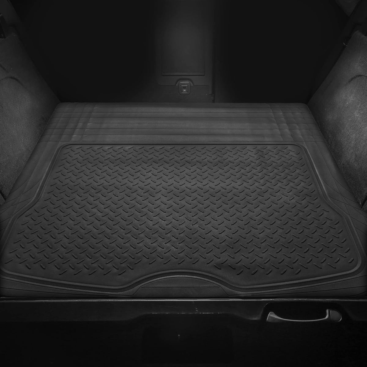 FH GROUP F16400BLACK Black All Season Protection Cargo Mat/Trunk Liner (Trimmable)