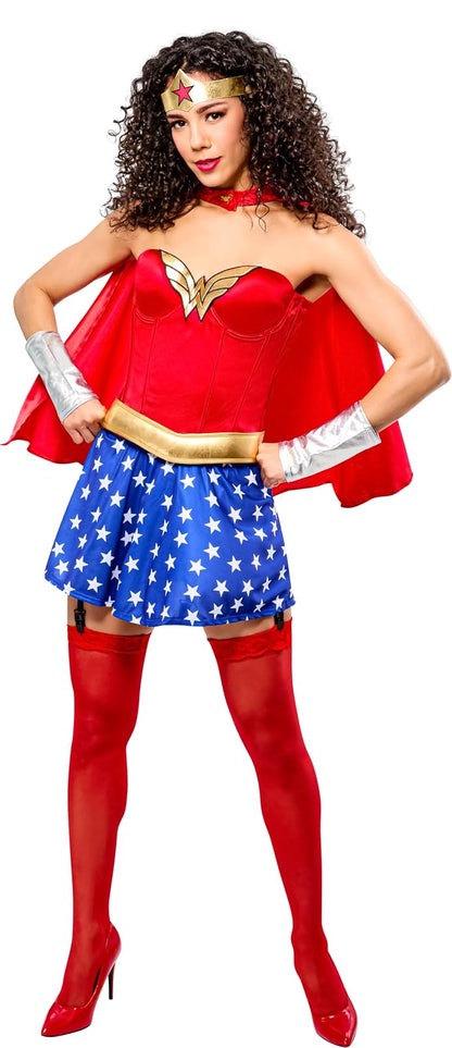 Ruby Slipper Company LLC - Disfraz de corsé de Wonder Woman pequeño