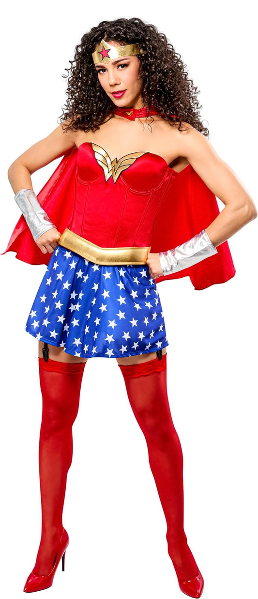 Ruby Slipper Company LLC - Disfraz de corsé de Wonder Woman pequeño