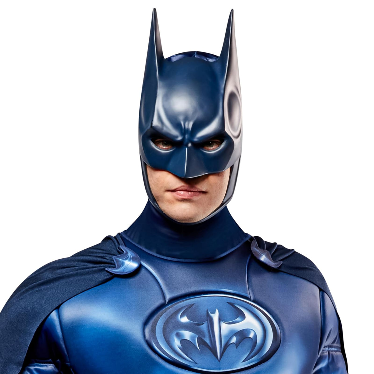 Rubie's Disfraz de Batman Batman y Robin | Talla XL para hombre, overol acolchado, capa extraíble
