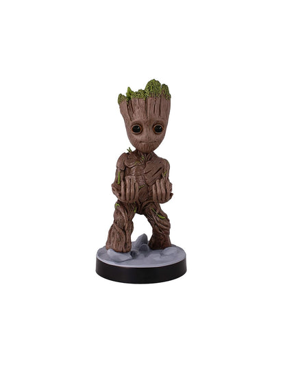 Exquisite Gaming Cable Guys Toddler Groot - Soporte para teléfono y Driver | Soporte de estatua de PVC resistente de 8.5 pulgadas, compatible con PS5, Xbox Series X/S y iPhone, Guardians of The Galaxy
