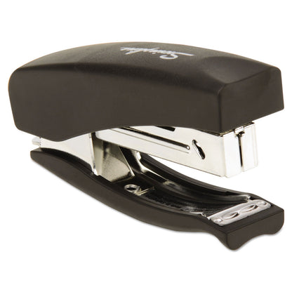 Swingline Grapadora de agarre suave, capacidad de 20 hojas, compacta, grapadora de mano, negra (09901)