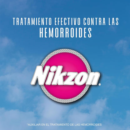 Nikzon Tabletas Masticables para Hemorroides – Alivio del Dolor, Ardor y Comezón, Efecto Antiinflamatorio y Fleboconstrictor, Contiene 1 Caja con 90 Tabletas