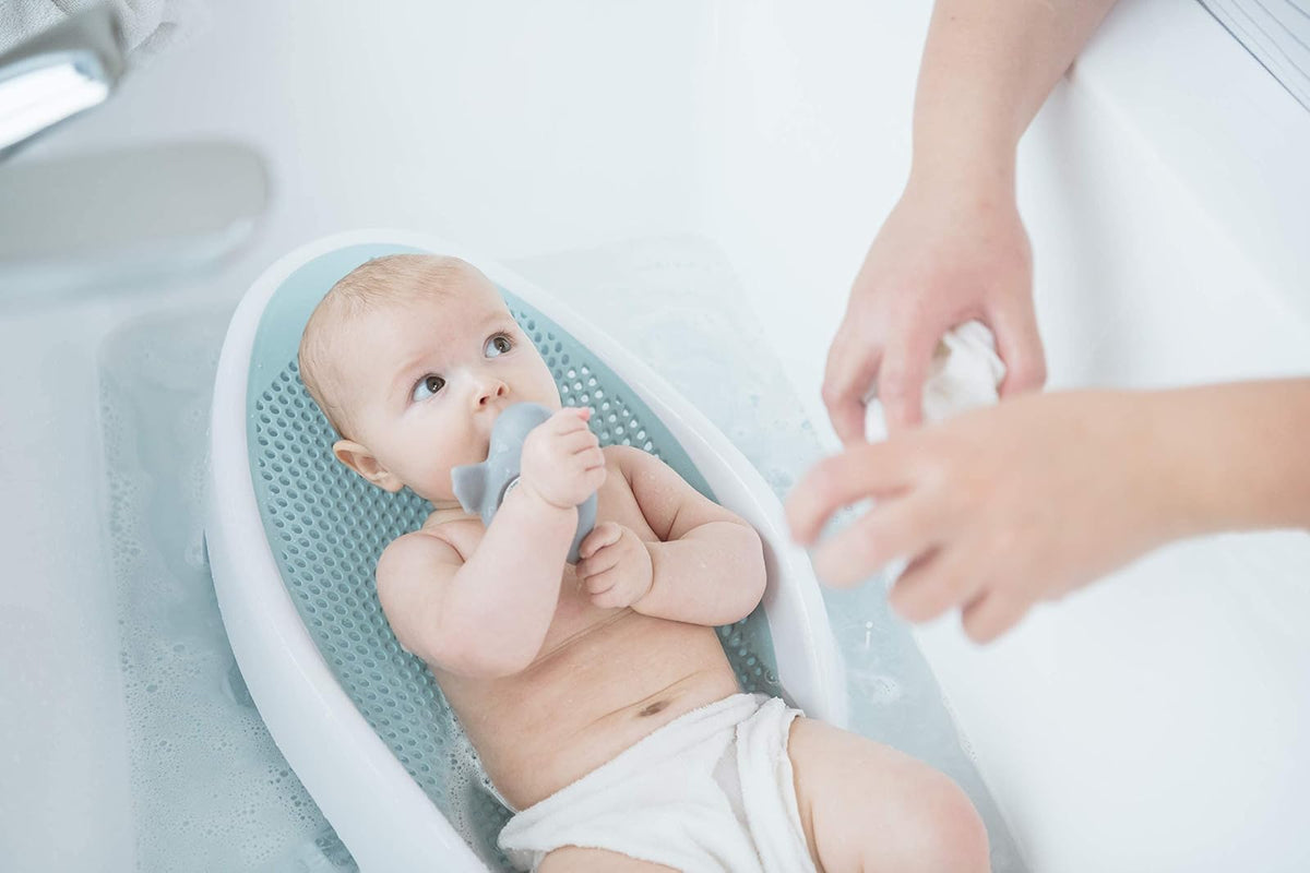 Angelcare Soporte para baño de bebé (Aqua) | Ideal para bebés menores de 6 meses